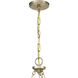 Orianna 6 Light 26 inch Noble Brass Chandelier Ceiling Light