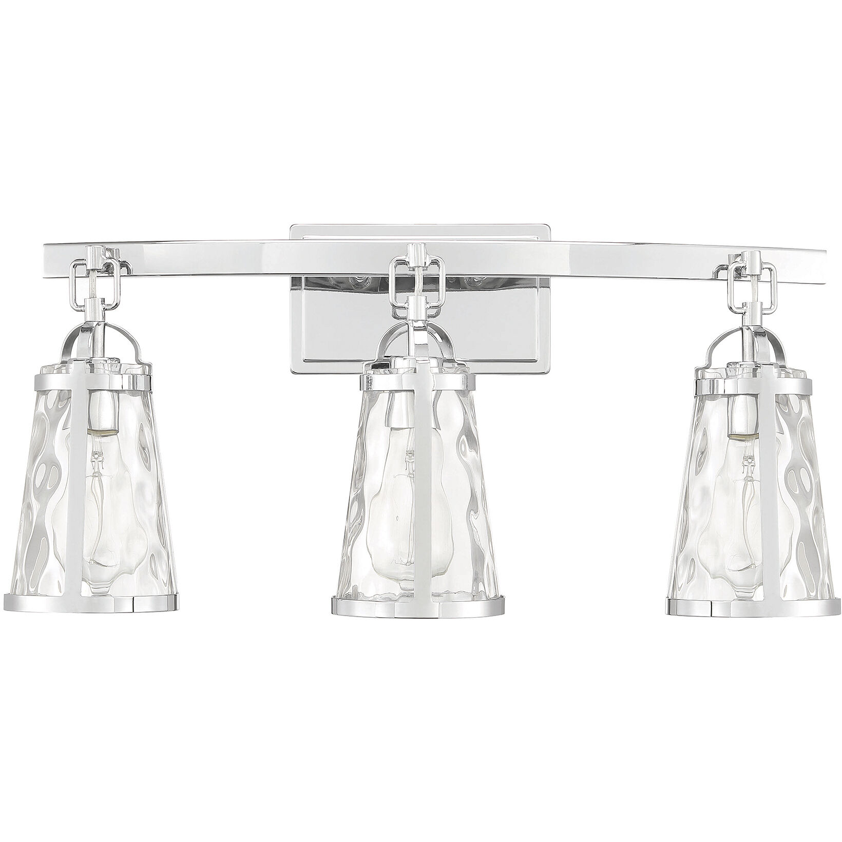 Brushed chrome vanity light hotsell