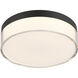 Clarion LED 7 inch Black Flush Mount Ceiling Light