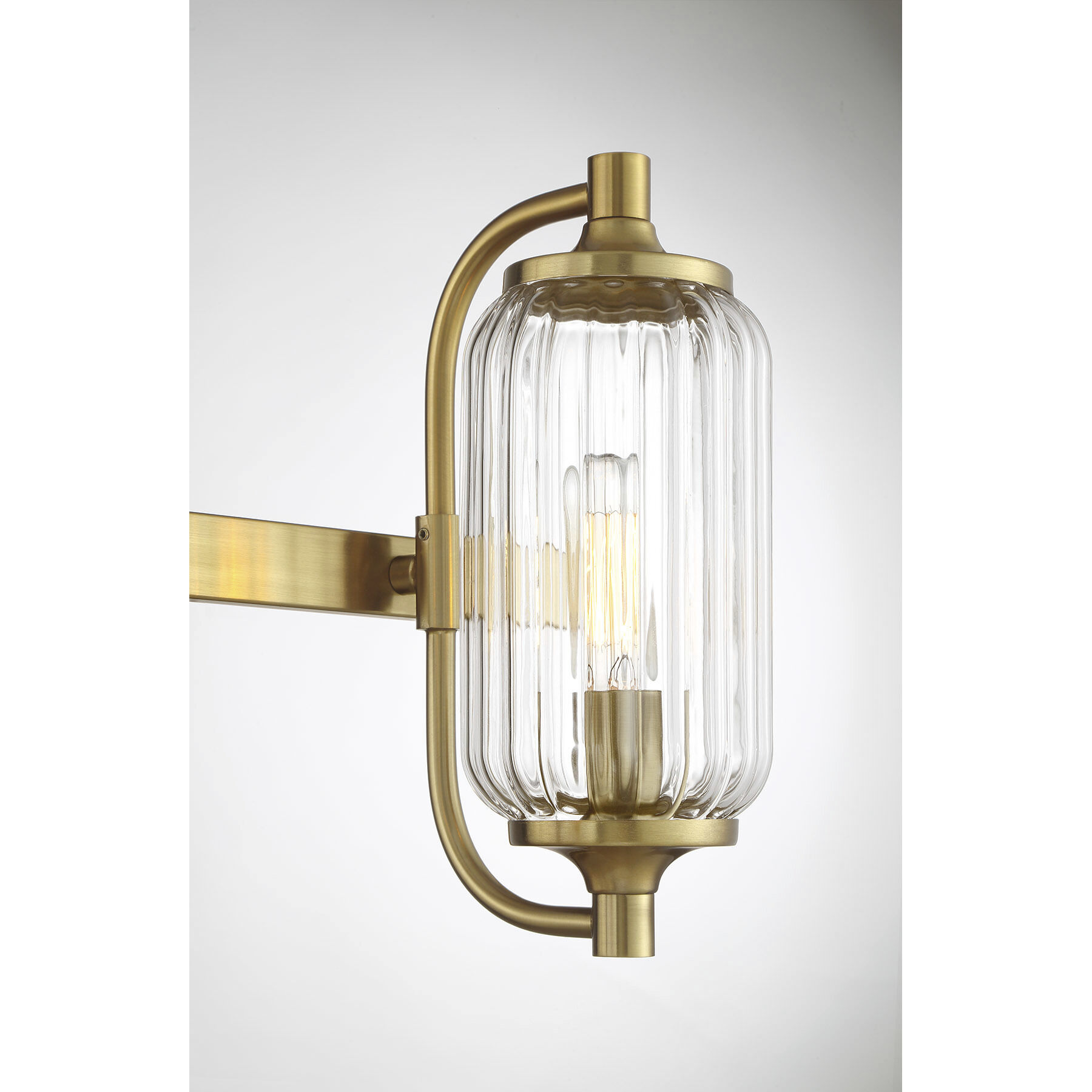 Holton 3 Light 24 inch Warm Brass Bathroom Vanity Light Wall Light