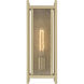 Jacobs 1 Light 16 inch Serene Brass Outdoor Wall Lantern