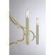 Woodlawn 5 Light 28 inch Noble Brass Chandelier Ceiling Light