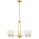 Kohlman 5 Light 30 inch Warm Brass Chandelier Ceiling Light