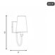 Cameron 1 Light 5 inch Warm Brass Wall Sconce Wall Light, Essentials