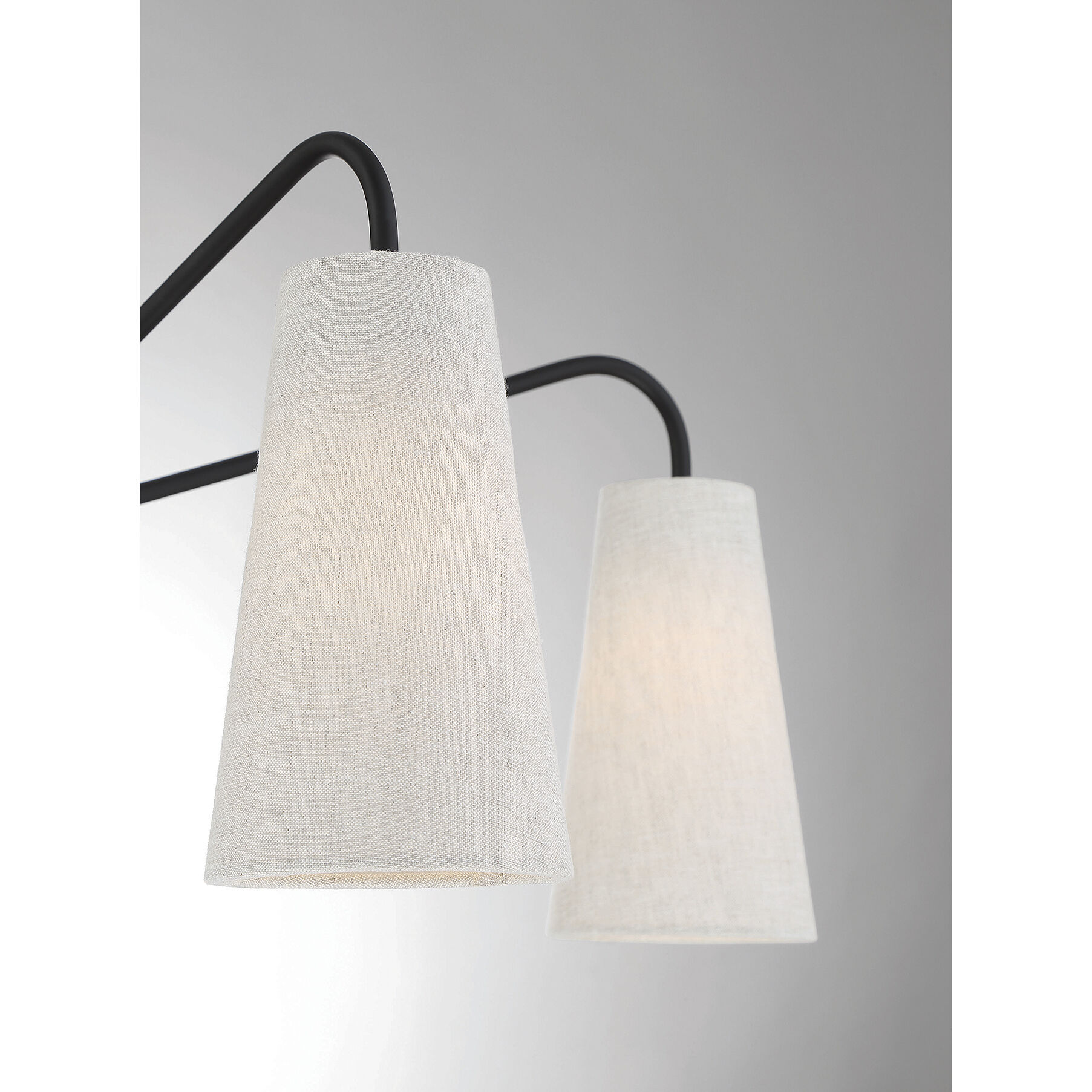 Edgewood 5 Light 32 inch Matte Black Chandelier Ceiling Light, Essentials