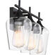 Octave 3 Light 21 inch English Bronze Bathroom Vanity Light Wall Light, Essentials
