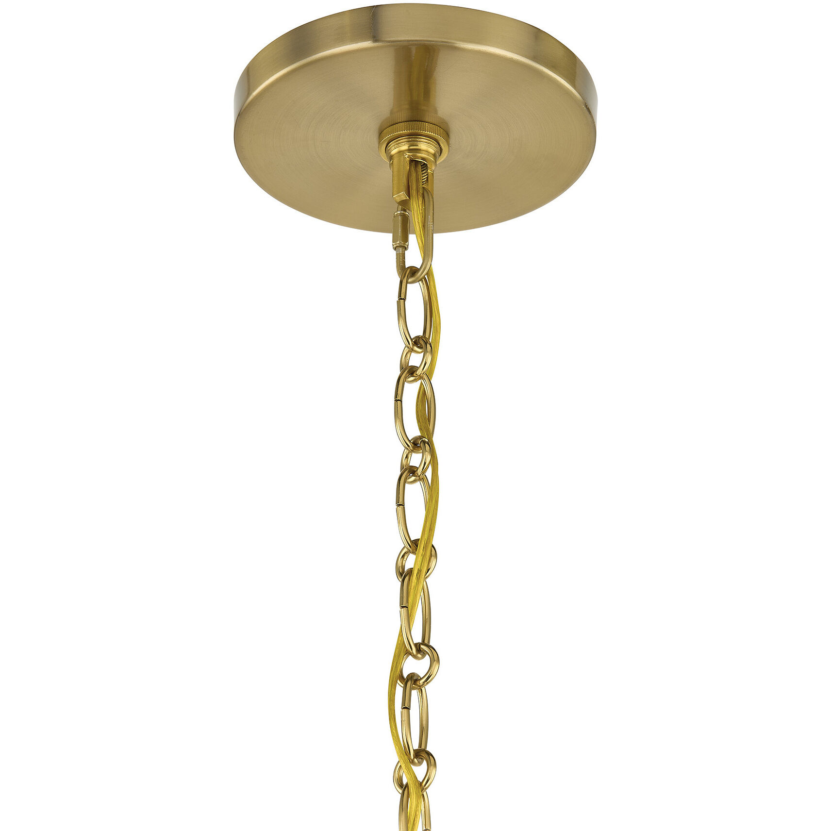 Wilkes 8 Light 36 inch Warm Brass Chandelier Ceiling Light