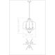 Westwood 3 Light 16 inch Barrelwood with Brass Pendant Ceiling Light