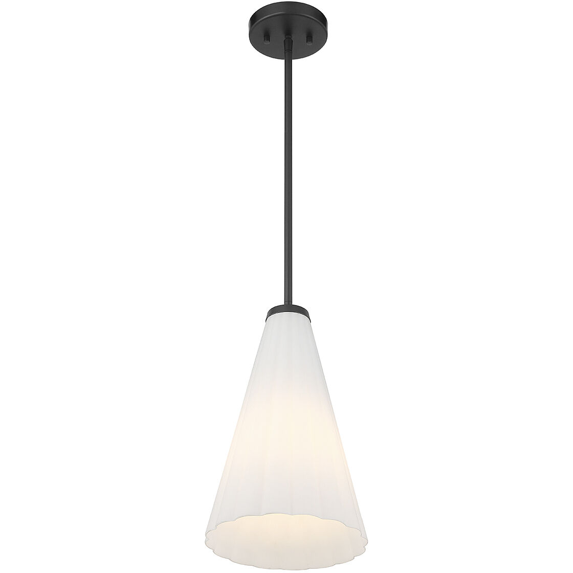 Bristol 1 Light 9 inch Matte Black Pendant Ceiling Light