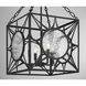 Balfour 4 Light 17 inch Matte Black Pendant Ceiling Light
