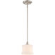 Terrell 1 Light 6 inch Satin Nickel Mini Pendant Ceiling Light