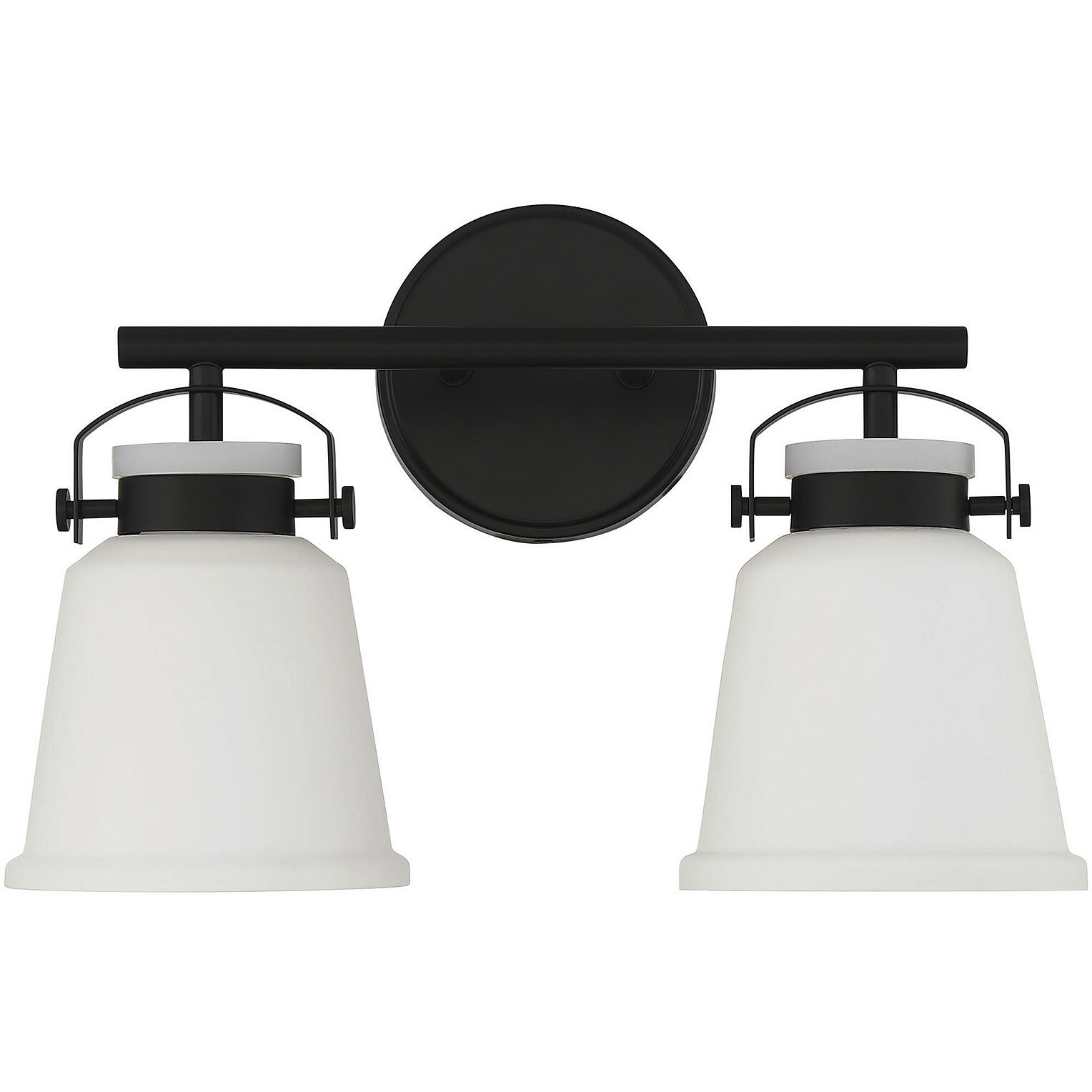 Kaden 2 Light 16 inch Black Bathroom Vanity Light Wall Light, Essentials