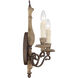 Mallory 2 Light 12.75 inch Fossil Stone Sconce Wall Light