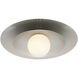 Sherrer 1 Light 20 inch Chrome Semi-Flush Ceiling Light