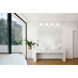 Melrose 4 Light 33.5 inch Polished Chrome Bathroom Vanity Light Wall Light, Essentials