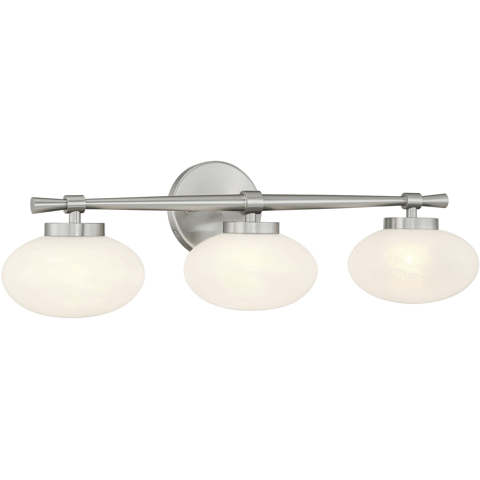 Barrow 3 Light 25 inch Satin Nickel Bathroom Vanity Light Wall Light