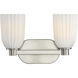 Baldwin 2 Light 14.00 inch Bathroom Vanity Light