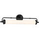 Keller LED 28 inch Black Lustre Bathroom Vanity Light Wall Light