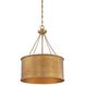 Rochester 4 Light 19 inch Gold Patina Pendant Ceiling Light
