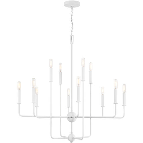 Avondale 12 Light 34 inch Bisque White Chandelier Ceiling Light, Essentials