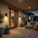 Kelley LED 8 inch Matte Black Outdoor Wall Lantern