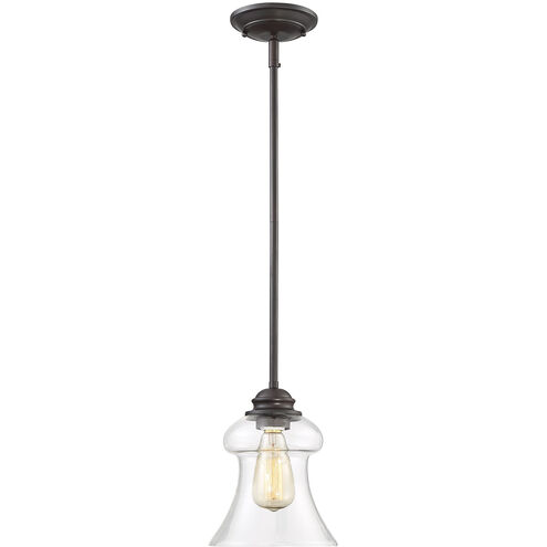 Vintage 1 Light 8 inch English Bronze Mini-Pendant Ceiling Light, Essentials