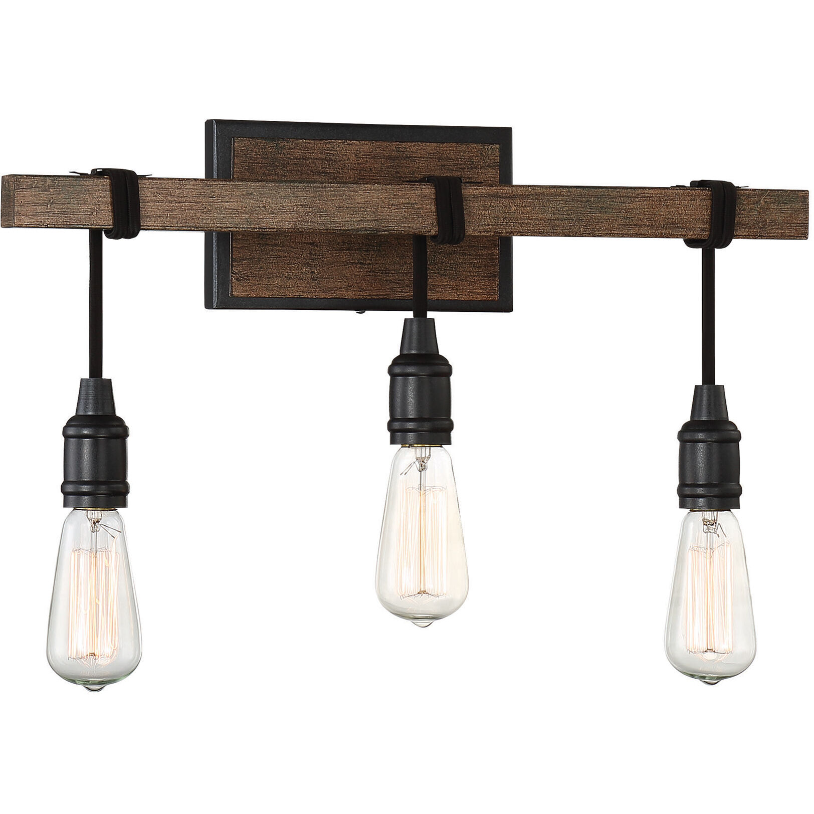 Burgess 3 Light 20 inch Durango Bathroom Vanity Light Wall Light