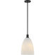 Baldwin 1 Light 10 inch Matte Black Pendant Ceiling Light, Essentials