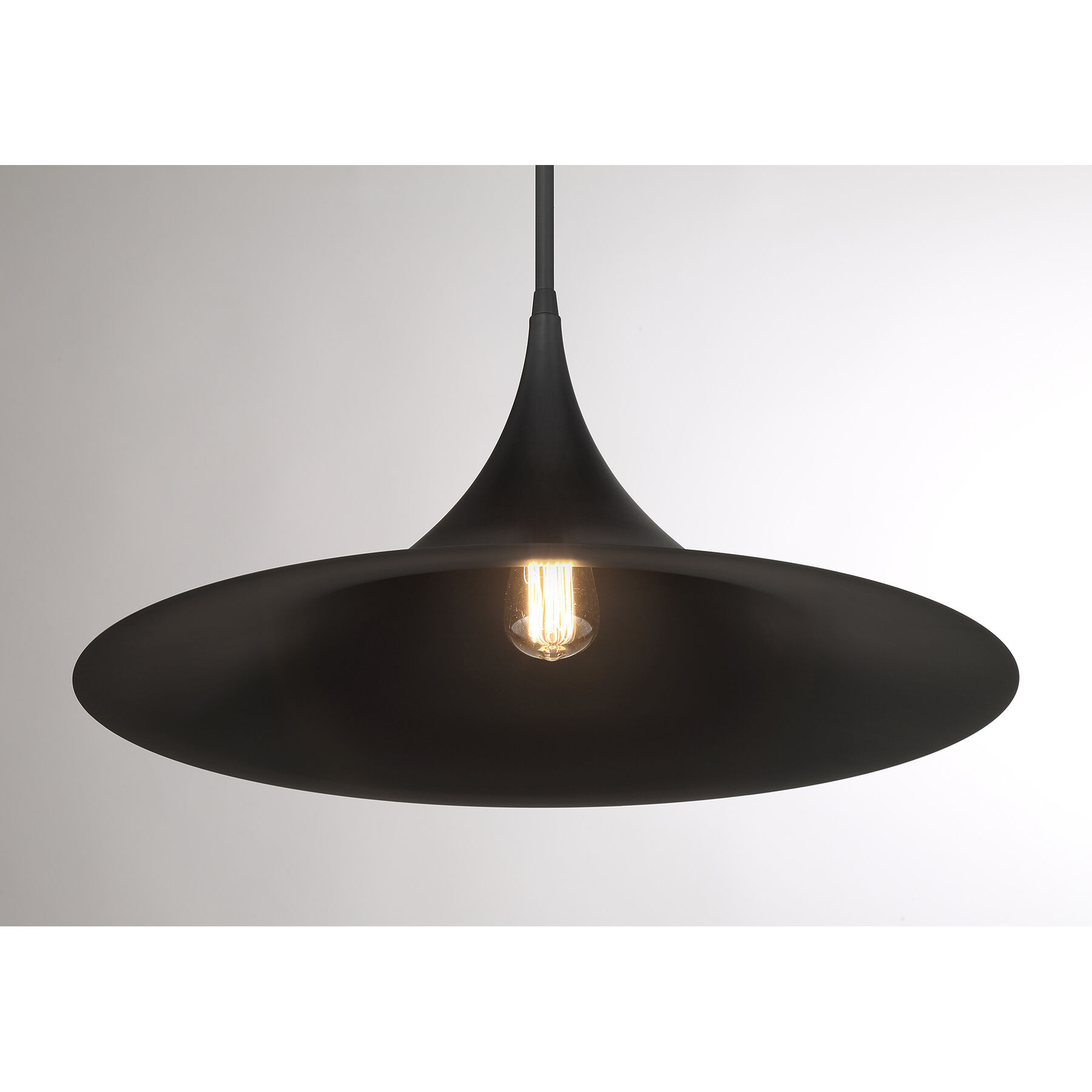 Bowdin 1 Light 24 inch Matte Black Pendant Ceiling Light