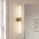 Connor LED 30 inch Brass Vanity Light Wall Light