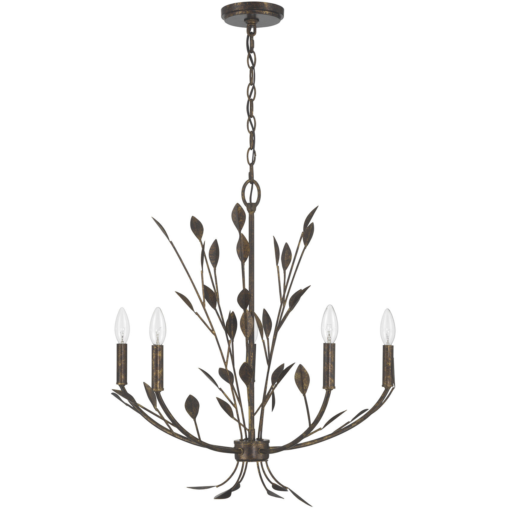 Laska 5 Light 24 inch Enchanted Bronze Chandelier Ceiling Light