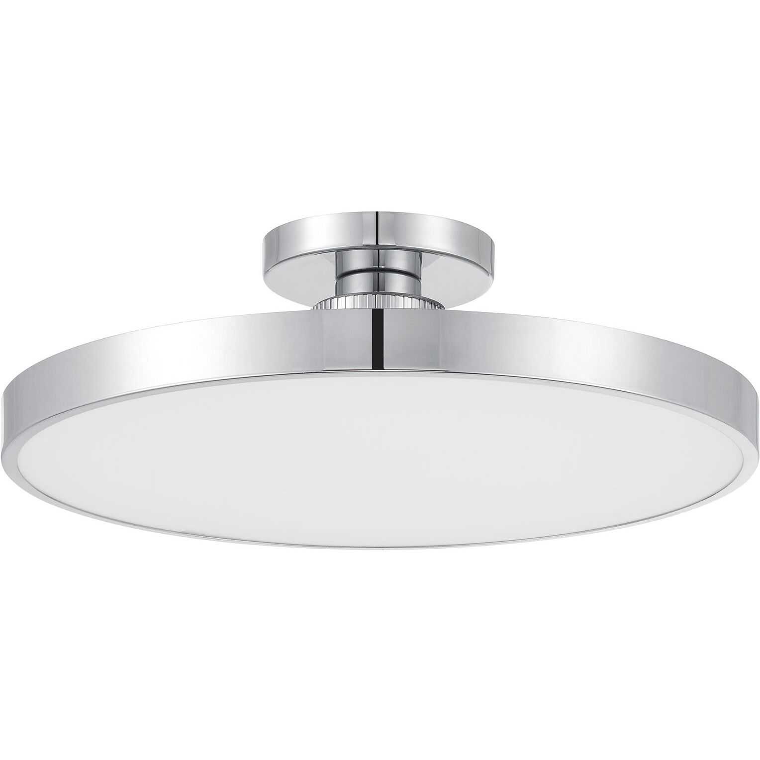 Thayer LED 20 inch Chrome Semi-Flush Ceiling Light