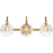 Addison 3 Light 24 inch Warm Brass Bathroom Vanity Light Wall Light
