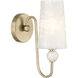 Sheldon 1 Light 5.13 inch Noble Brass Sconce Wall Light