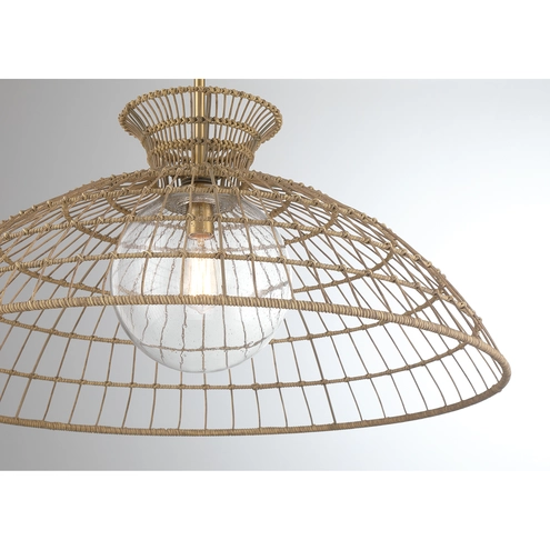 Savoy House 7-6427-1-322 Lanai 1 Light 32 inch Warm Brass Pendant Savoy House 7-6427-1-322 Lanai 1 Light 32 inch Warm Brass Pendant