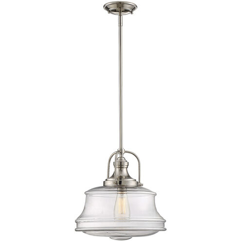 Garvey 1 Light 14 inch Polished Nickel Pendant Ceiling Light, Essentials