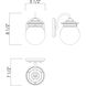 Downing 1 Light 6 inch Polished Nickel Bath Light Wall Light