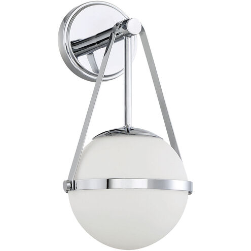 Polson 1 Light 8 inch Polished Chrome Wall Sconce Wall Light, Essentials