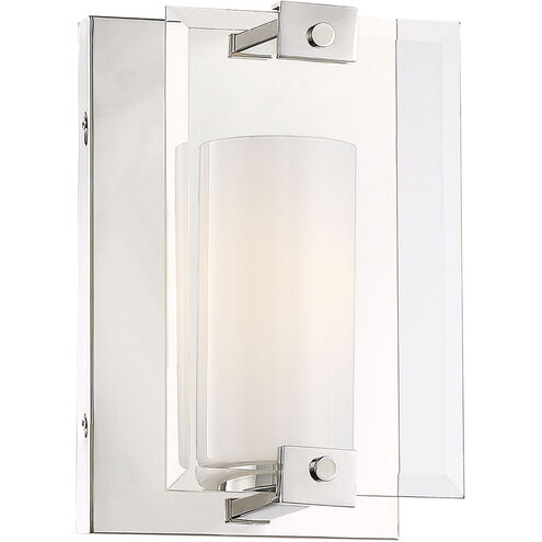 Ridgefield 1 Light 7 inch Polished Nickel Sconce Wall Light