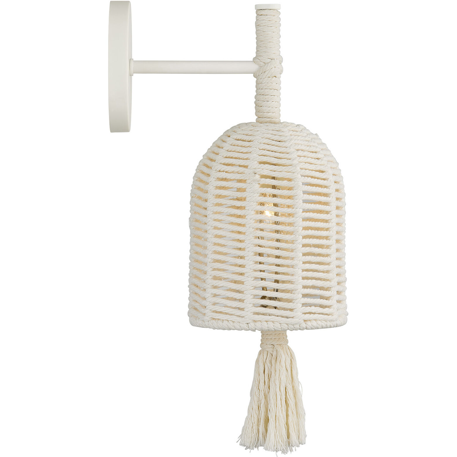 Lunara 1 Light 6 inch Cotton Wall Sconce Wall Light