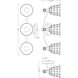 Birone 3 Light 24 inch Polished Nickel Bathroom Vanity Light Wall Light