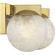 Darien 2 Light 17 inch Warm Brass Bathroom Vanity Light Wall Light