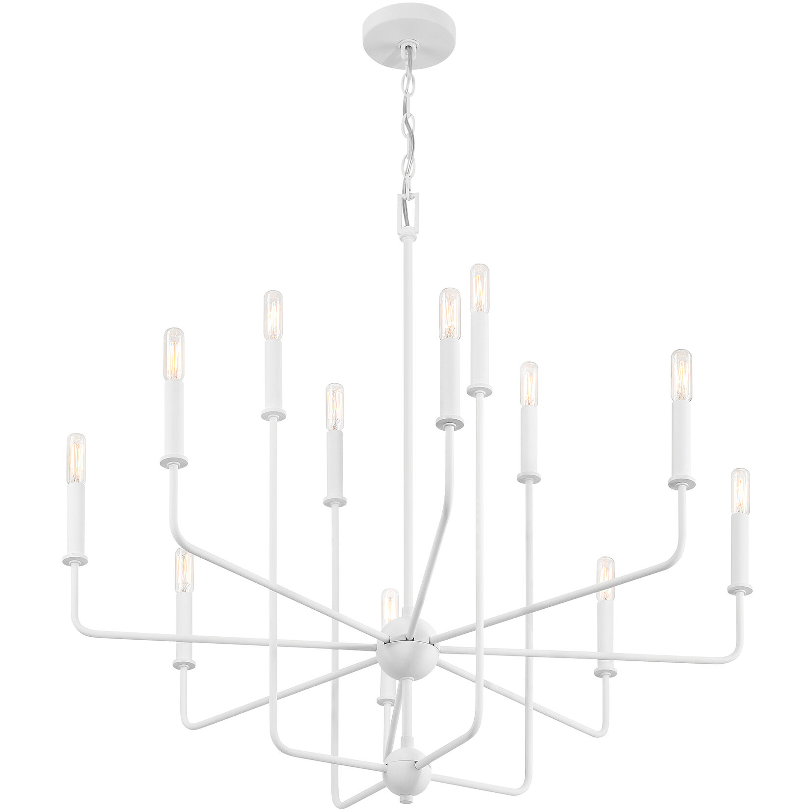Avondale 12 Light 34 inch Bisque White Chandelier Ceiling Light, Essentials