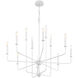 Avondale 12 Light 34 inch Bisque White Chandelier Ceiling Light, Essentials