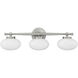 Barrow 3 Light 25 inch Satin Nickel Bathroom Vanity Light Wall Light