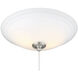 Wind Star LED Brushed Pewter Ceiling Fan Light kit