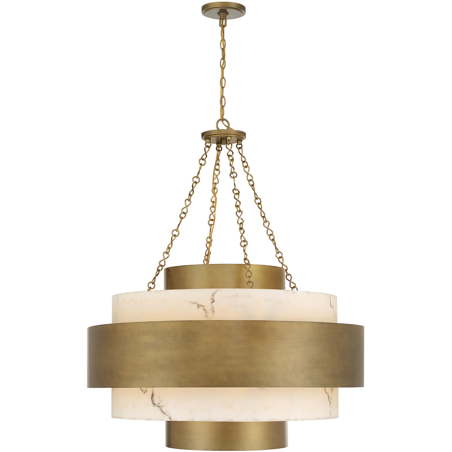 Davenport 8 Light 36 inch Antique Patina Pendant Ceiling Light