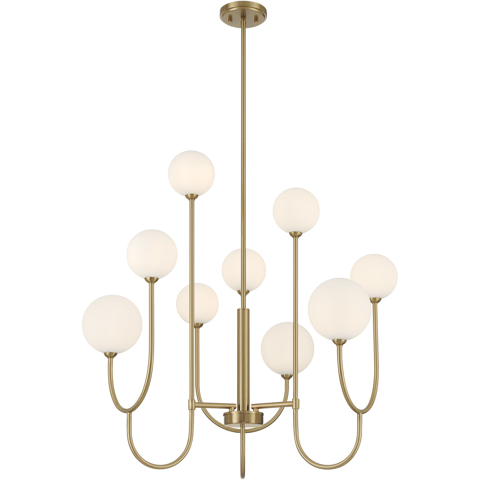 Chester 9 Light 30 inch Noble Brass Chandelier Ceiling Light