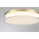 Clarion LED 11 inch Brass Flush Mount Ceiling Light