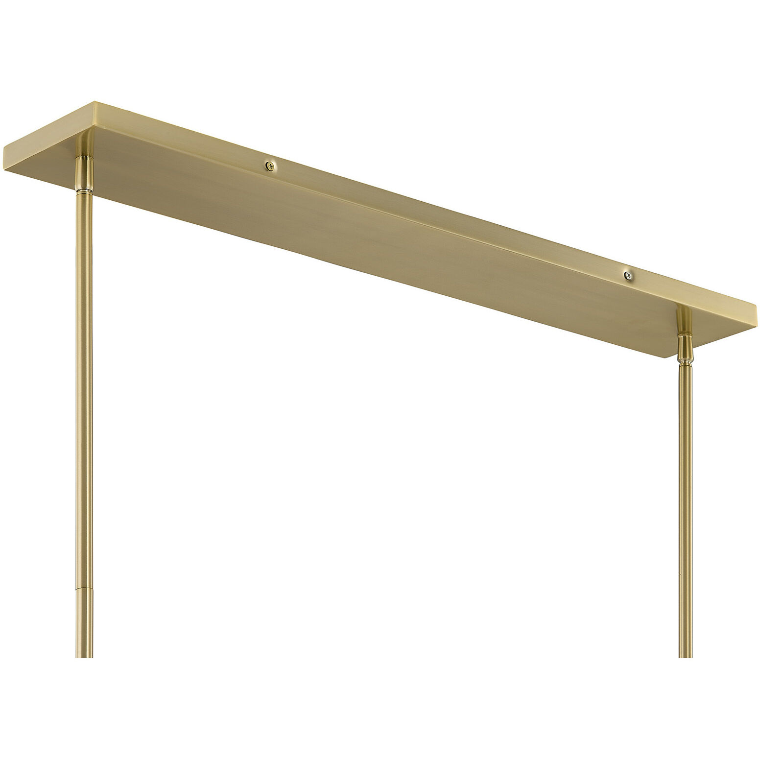 Baldwin 8 Light 44 inch Noble Brass Linear Chandelier Ceiling Light, Essentials